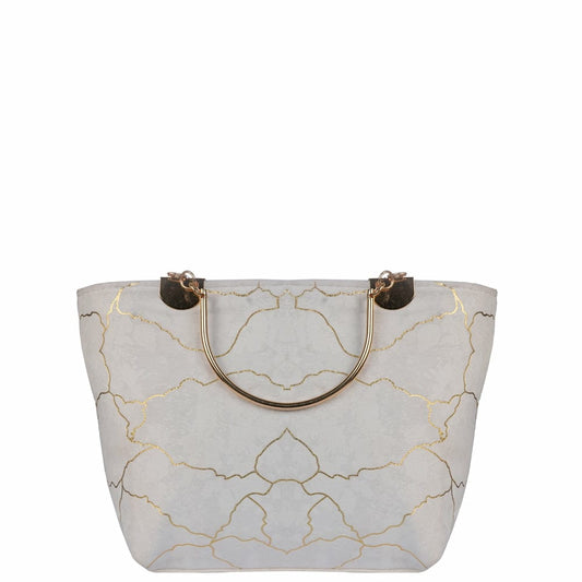 Raya Printed Cross Body Bag ( Off White )
