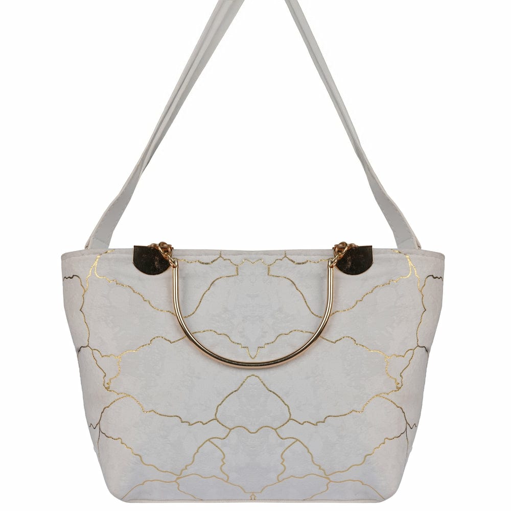 Raya Printed Cross Body Bag ( Off White )