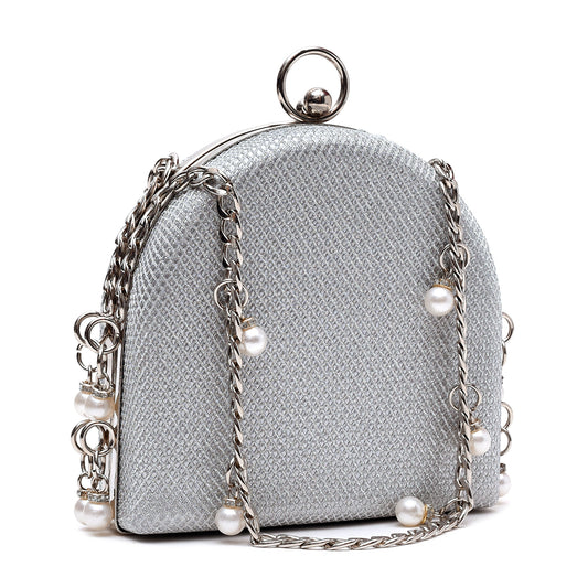 Lynch Bridal Clucthe ( Silver )