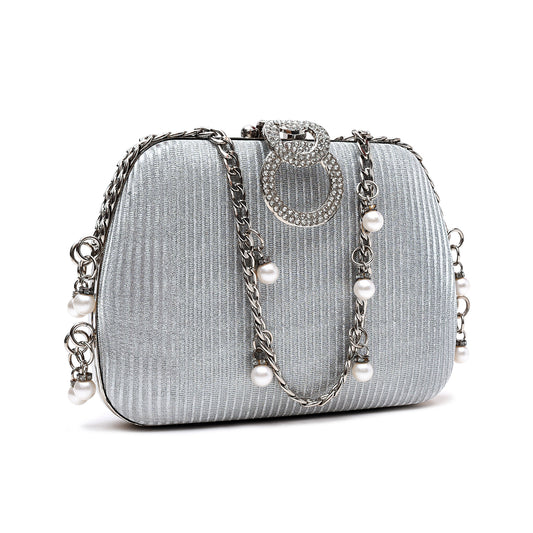 Marie Bridal Clucthe ( Silver )